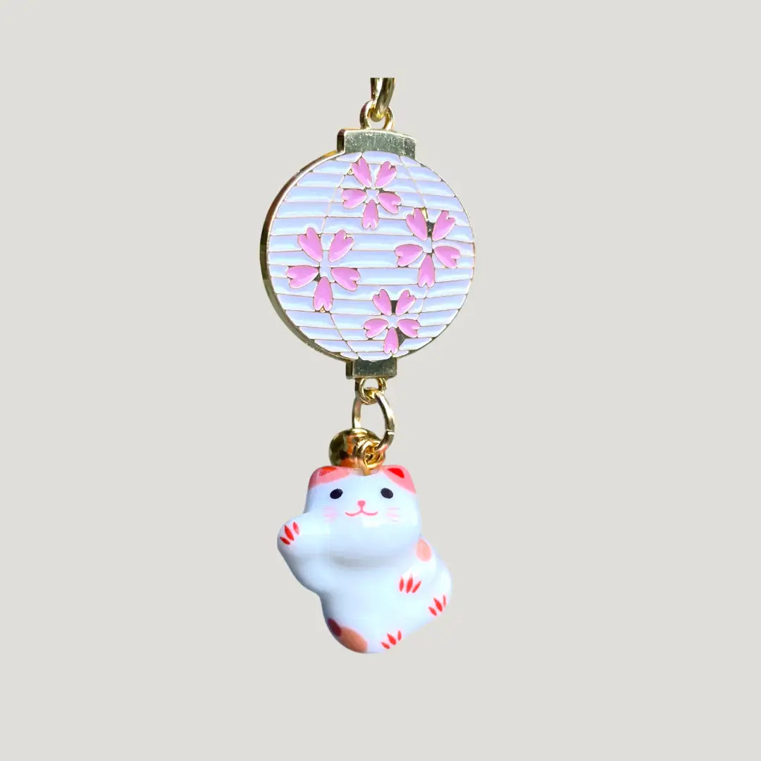 Cat Lantern Good Fortune Omamori from Hikotakegu