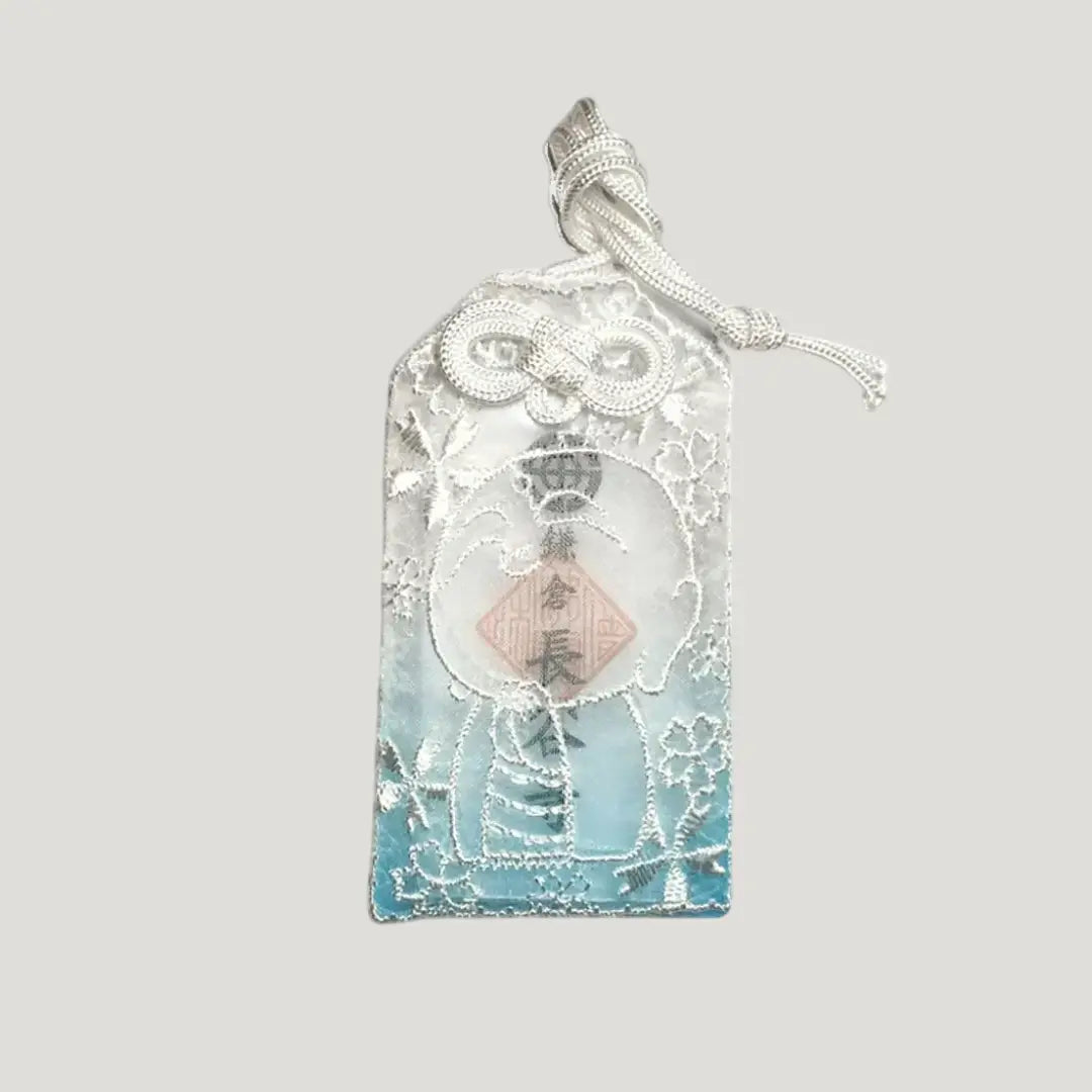 Blue Wish Fulfillment Omamori (心願成就) from Hasedera Temple, Kamakura – Japanese charm for wishes