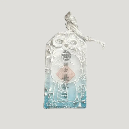 Blue Wish Fulfillment Omamori (心願成就) from Hasedera Temple, Kamakura – Japanese charm for wishes